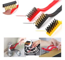 3 Parça Mini Tel Fırça Seti