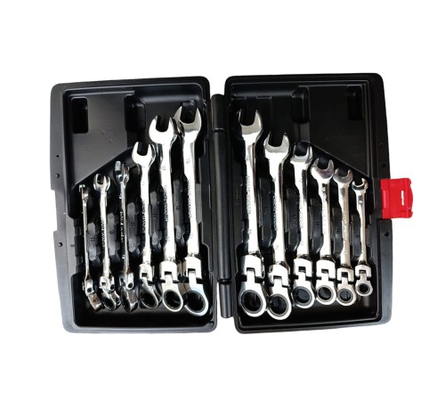 12 Parça Mafsallı Çırçırlı Kombine Taşıma Çantalı Anahtar Seti