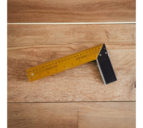 25 Cm Sarı Marangoz Gönyesi