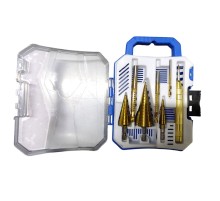 Çantalı 7 Parça Kademeli - Freze Matkap Ucu Seti