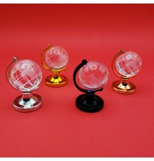 Mini Işıklı Cam Kristal Dünya