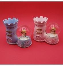 Işıklı Kalemlikli Kar Küresi