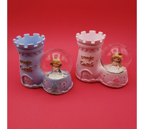 Işıklı Kalemlikli Kar Küresi