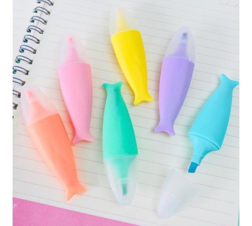 Fosforlu Balık Temalı Renkli Kalem