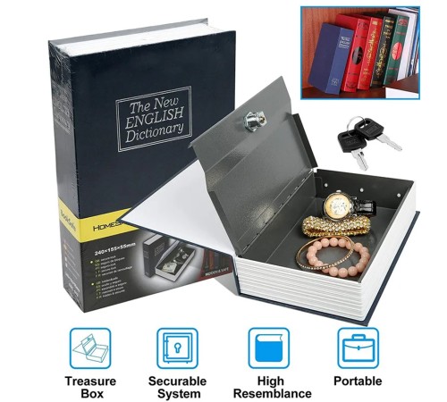 Kitap Görünümlü Kasa Kumbara