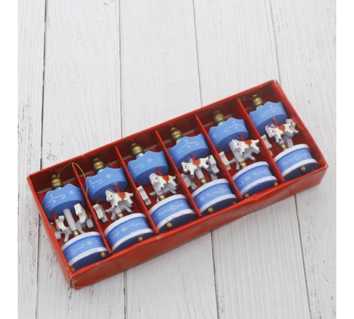 Mavi Mini Atlı Karınca 6 Lı