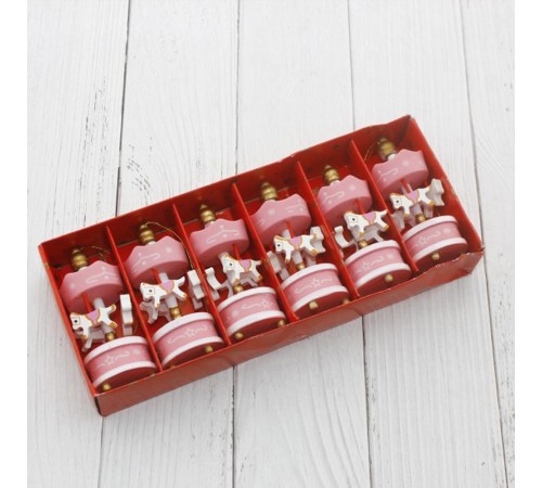 Pembe Mini Atlı Karınca 6 Lı