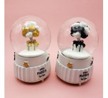 Uçan Balon Temalı Büyük Kar Küresi