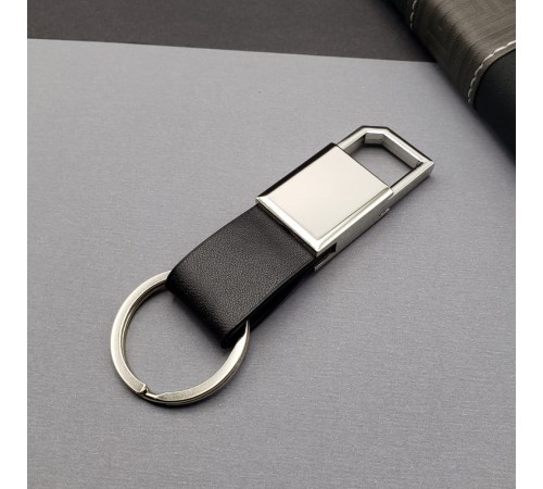 Siyah Gümüş Metal Anahtarlık