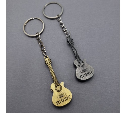 Metal Gitar Anahtarlık