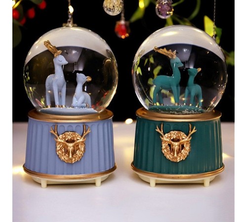 Geyikli Büyük Boy Püskürtmeli Kar Küresi