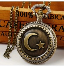 Türk Bayraklı Köstekli Saat