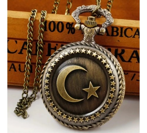 Türk Bayraklı Köstekli Saat