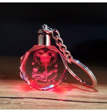 I Love You Tasarım Renk Değiştiren Anahtarlık