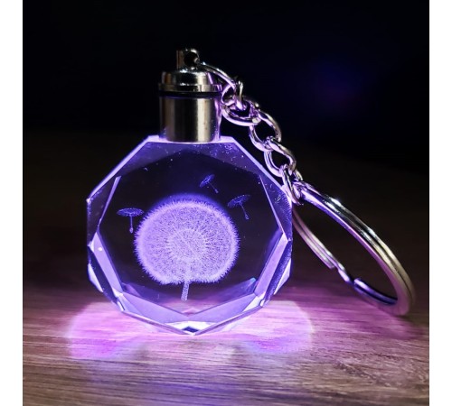 Karahindiba Temalı Işıklı Anahtarlık