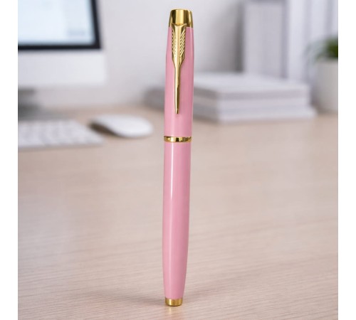 Premium Pembe Metal Roller Kalem