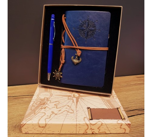 Pusula Defter Ve Tükenmez Kalem Set