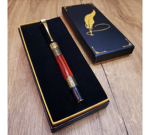 Gold Desenli Metal Roller Kalem