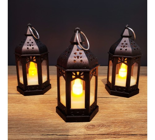 Küçük Boy Pilli Kandil Fener 1 Adet