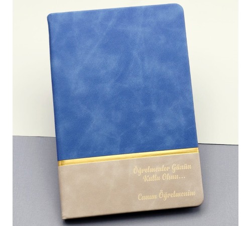 Öğretmene Özel Hediyelik Defter Mavi