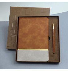Soft Deri Defter Ve Roller Kalem Seti