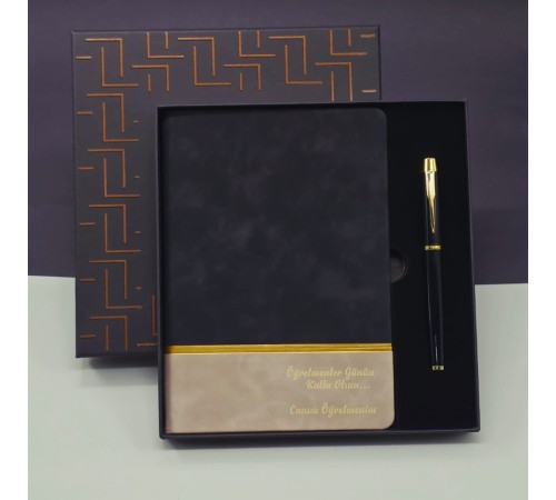 Öğretmenler Günü Hediyesi - Defter - Kalem Seti