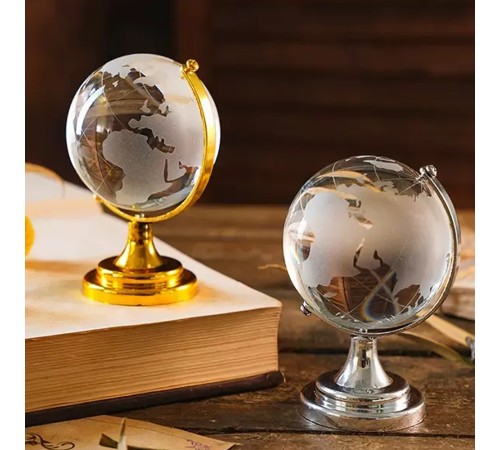 Büyük Boy Kristal Cam Dünya