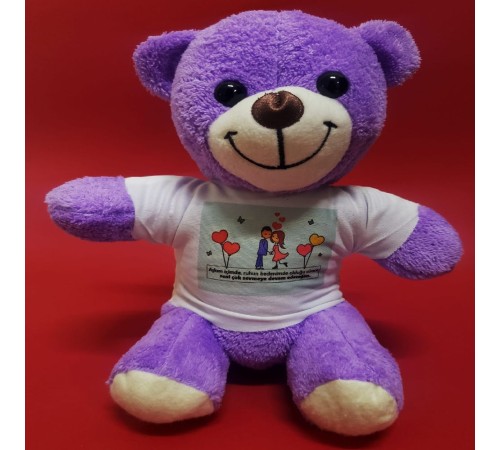 Sevgililer Günü Hediye Tişörtlü Ayıcık