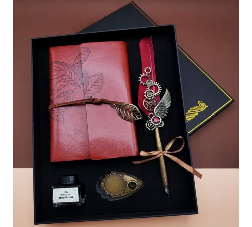 Divit Hokka Defter ve Tüylü Kalem Seti