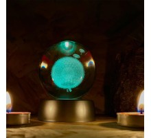 Karahindiba Işıklı Cam Küre