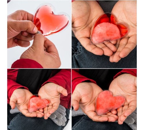 Kırmızı Kalp Jel Isıtıcı