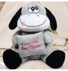 Eşeklik Ettim Özür Dilerim Peluş Oyuncak Eşek