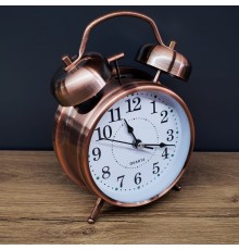 Büyük Boy Metal Bakır Çalar Saat
