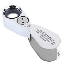 Kontrol Için Özel Kutulu Metal Işıklı Lup 40X25