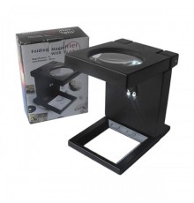 Katlanır Plastık Led Işıklı Test Cıhazı Büyüteç 2.5X90Mm