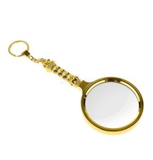 X90Mm Tüm Metal Altın Renkli Hediye Büyüteç Optik Lensler Ile Çinko Alaşım Metal Çerçeve