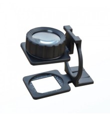 Tekstilciler Için Kumaş Kontrolü Büyüteç Katlanan Metal 15X Büyütme