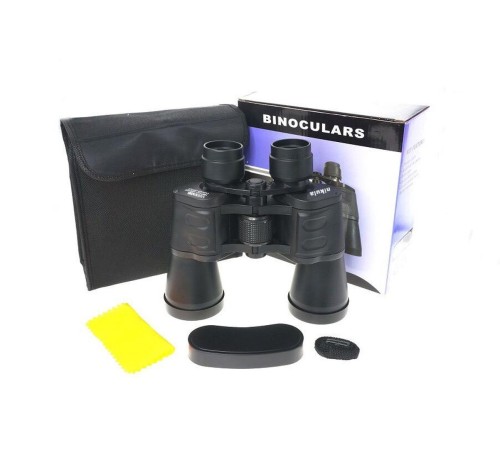 100X100 Kauçuk Kaplamalı Mavı Cam Mercekli Dürbün 56M/1000M