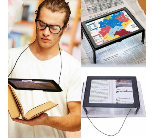 Led Işıklı Kitap Okuma Büyüteç