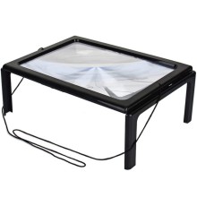 Yaşlılar Için A4 Boyutu Masa Tipi Işıklı Okuma Büyüteç Th-275205B