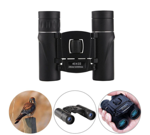 40x22 Cepte Taşımalı Kauçuk Kaplamalı Mini Dürbün 1000m/36m