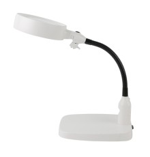 Masaüstü 10X Led Işıklı Büyüteç Okuma El Sanatları Onarım Büyüteç 7765