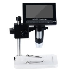 1000 X 2.0MP USB Dijital Elektronik Mikroskop 8 LCD Ekran VGA Büyüteç DM4-S