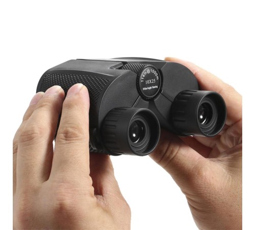 10x25 Kompakt Dürbün Yüksek Güçlü Açık Spor Cep Kapsamı Konser Seyahat Çocuklar İçin Hediye