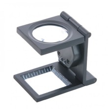 25x25 Mm Full Çelik Kaplı Katlamalı Büyüteç TH-9005B