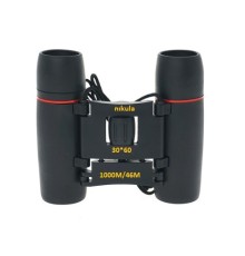30X60 Cepte Taşımalı Kauçuk Kaplamalı Mini Dürbün Siyah