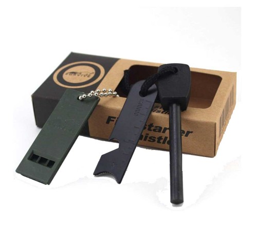 Survive Magnezyum Çubuğu Ateş Başlatıcı Çakmak Taşı