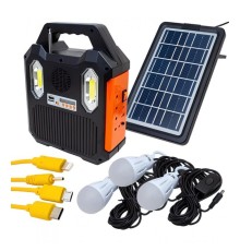 Radyolu 3 Ampullü Güneş Enerjili Ev Bahçe Kamp Aydınlatması WS-5673