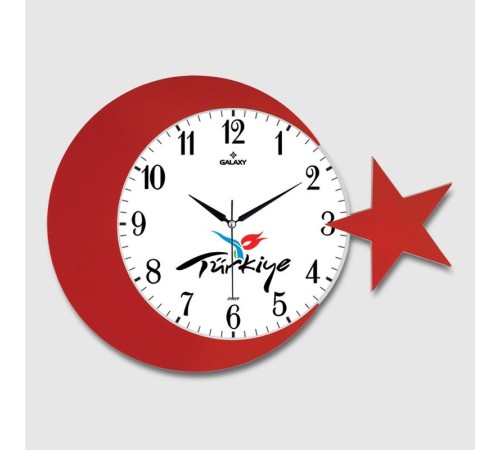 Ay Yildiz Duvar Saati 134-4