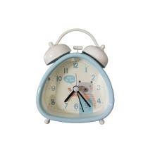 Masa Üstü Işıklı Çalar Saat Mavi - Beyaz